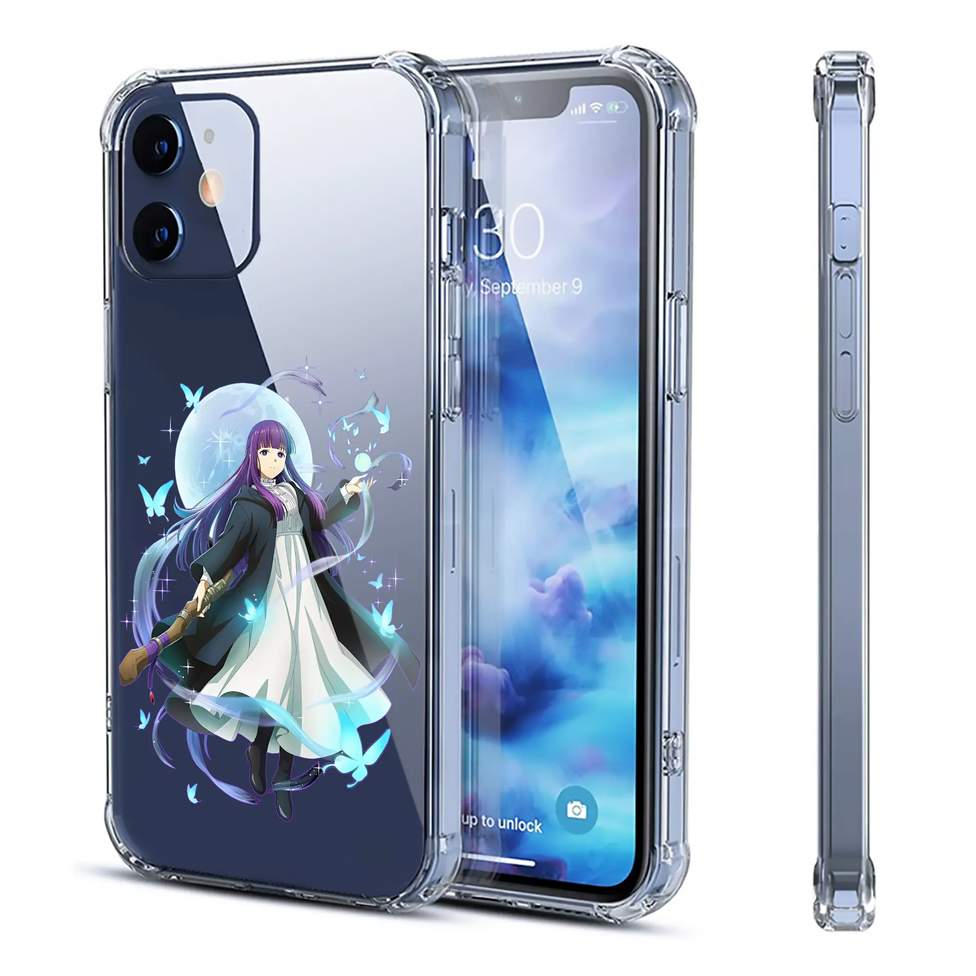 葬送のフリーレン（Frieren） グッズ,フェルン（Fern） - IPhone 12シリーズ対応 ・ 透明スマホケース ・ クリアソフトケース ・ TPU素材 ・ 耐衝撃 ・ 高密着 ・ 防汚 防指紋 ・ 簡単着脱